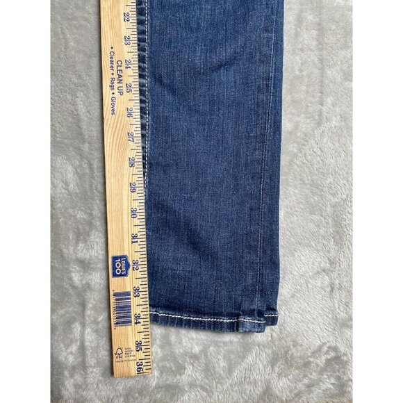 True Religion Women’s Jeans Size 30 Made in USA Low-Rise Skinny Dark Wash Denim - Picture 5 of 13